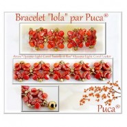 Freie Anleitung par Puca® Perlen - Armband Iola